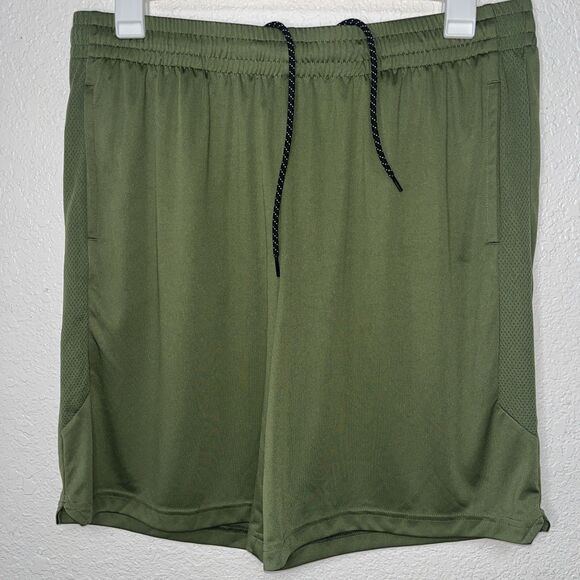 Tek Gear Dry Tek Shorts Men Sz XL Green - Picture 1 of 9
